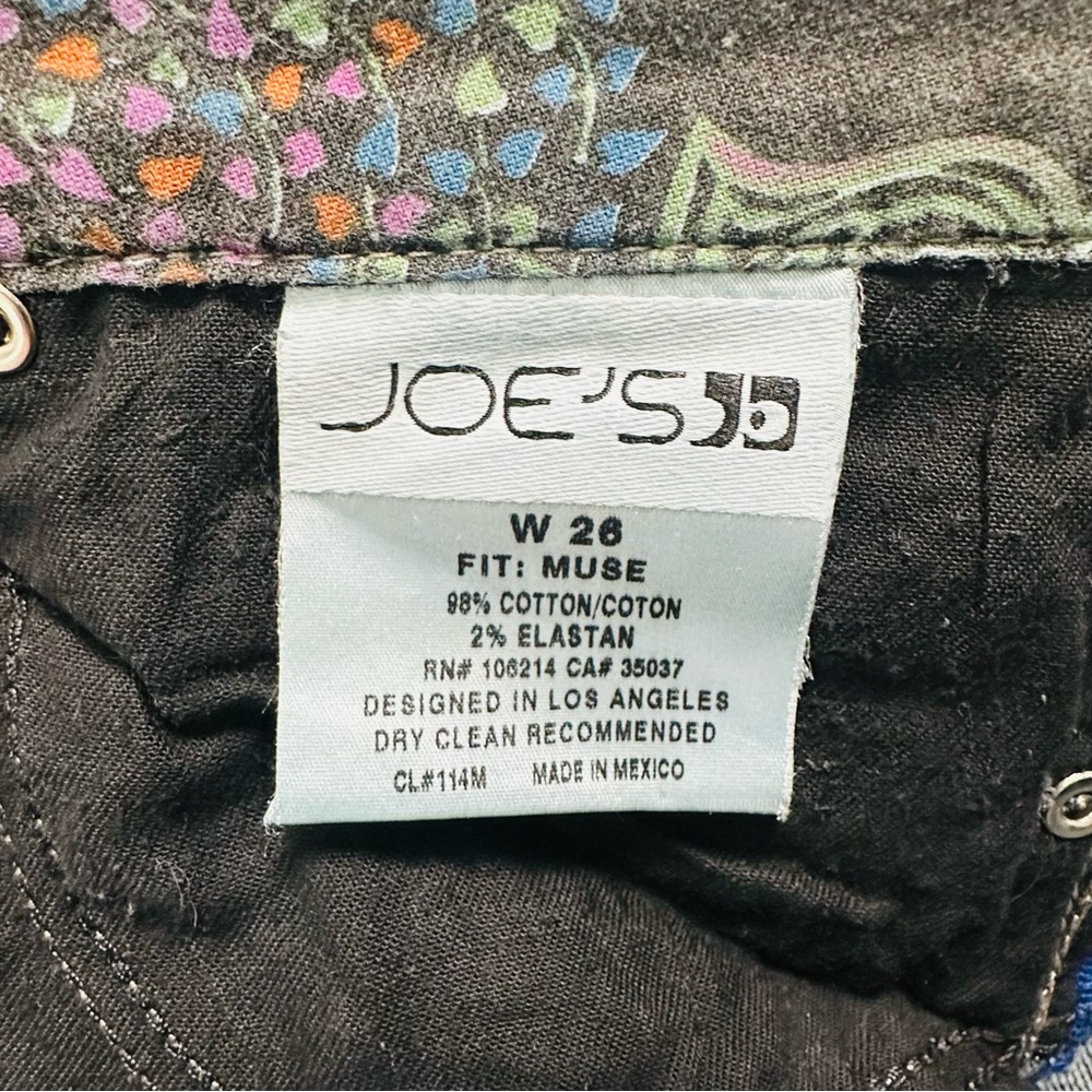 Joe's Jeans The Muse Flare Dark Wash Denim Size 26 - Picture 5 of 10